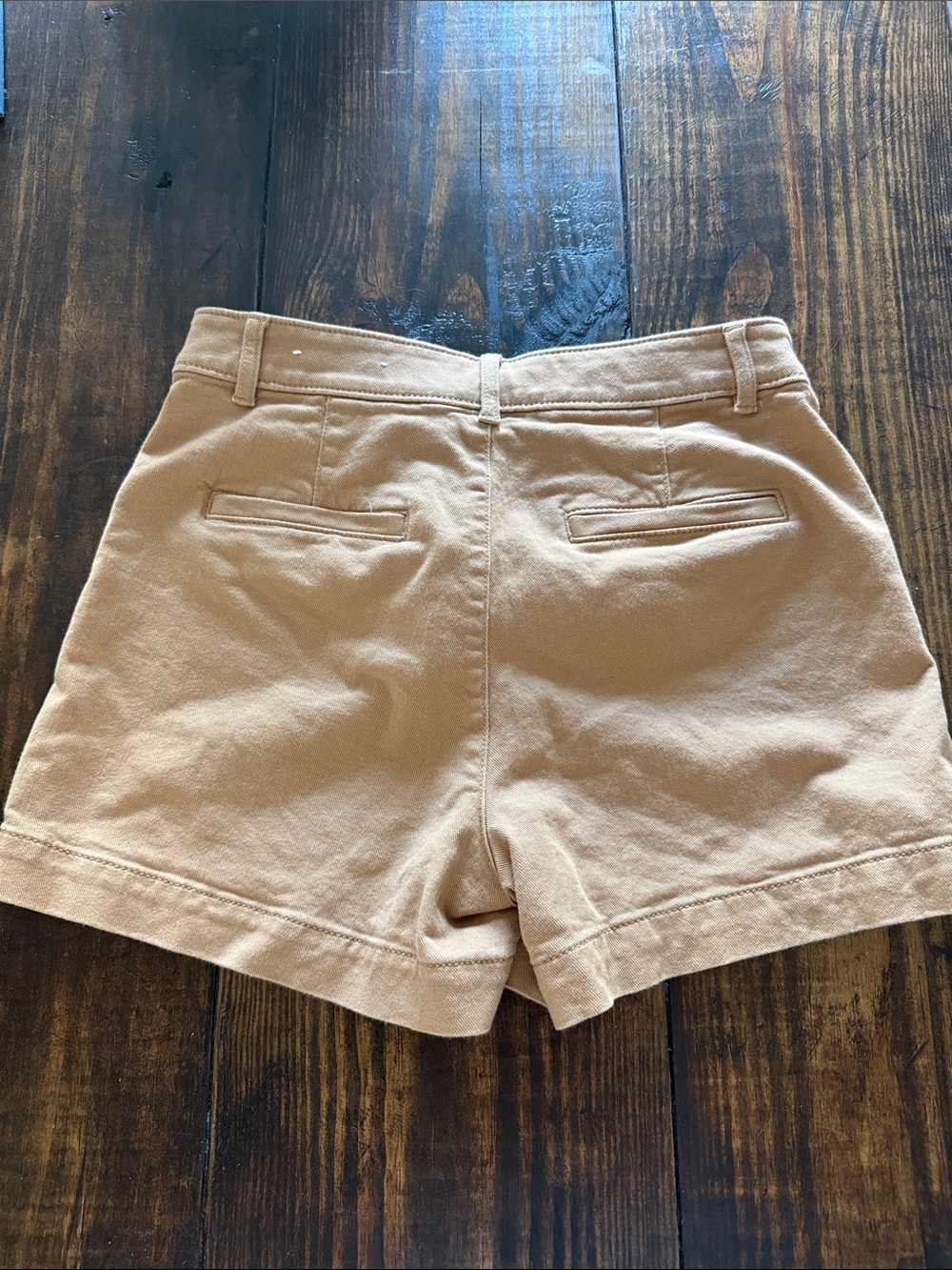 LOFT Beige/Tan Cotton Jean Shorts size 4 Palmer short - Picture 2 of 2